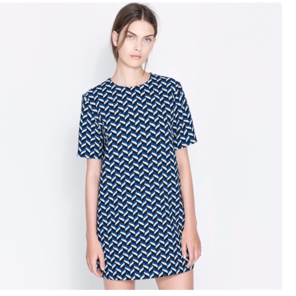 Zara print dress
